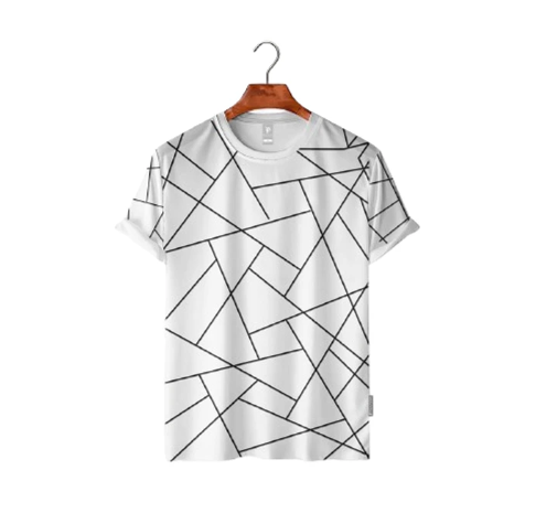 Premium Quality White Half Sleeve T-shirt-